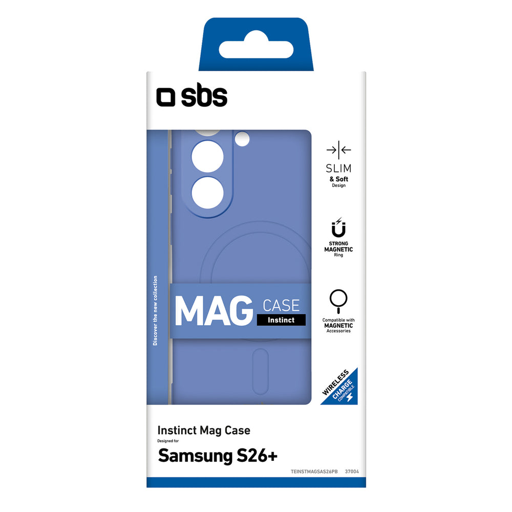 SBS Instinct Mag Case for Samsung Galaxy S26 Plus Compatible with MagSafe - Blue_1