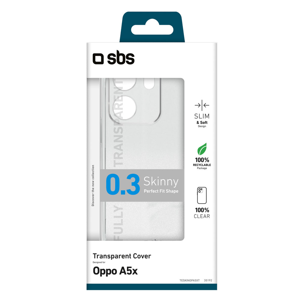 SBS Skinny Cover for Oppo A5X - Transparent_1