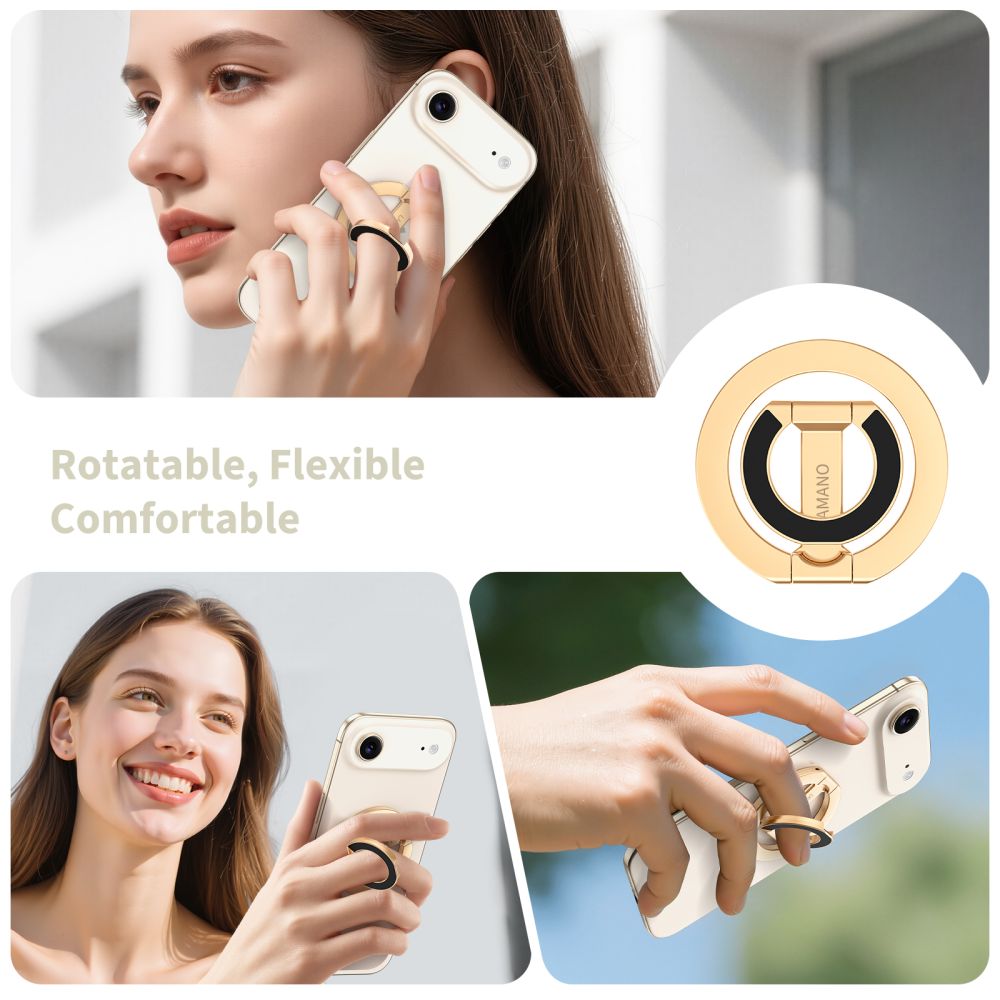Tech-Protect MMR400 Lamano Magnetic Ring for Phone - Gold_5