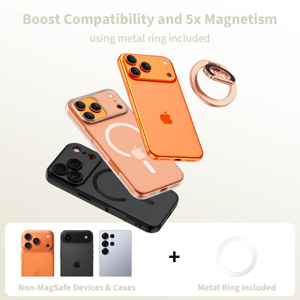 Tech-Protect MMR400 Lamano Magnetic Ring for Phone - Rose Gold_3