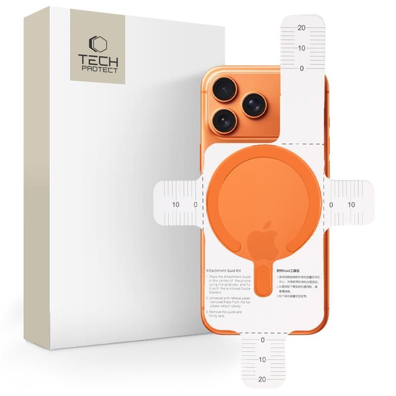 MagSafe Tech-Protect MMP-200 Magnetic Ring for Phone - Orange_0