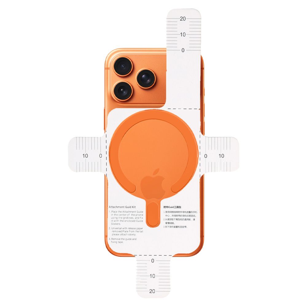 MagSafe Tech-Protect MMP-200 Magnetic Ring for Phone - Orange_1