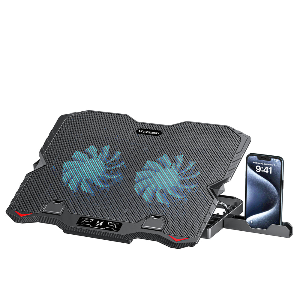 Wozinsky WDCX-015 StormPad RGB Gaming Cooling Laptop Stand - Black_0
