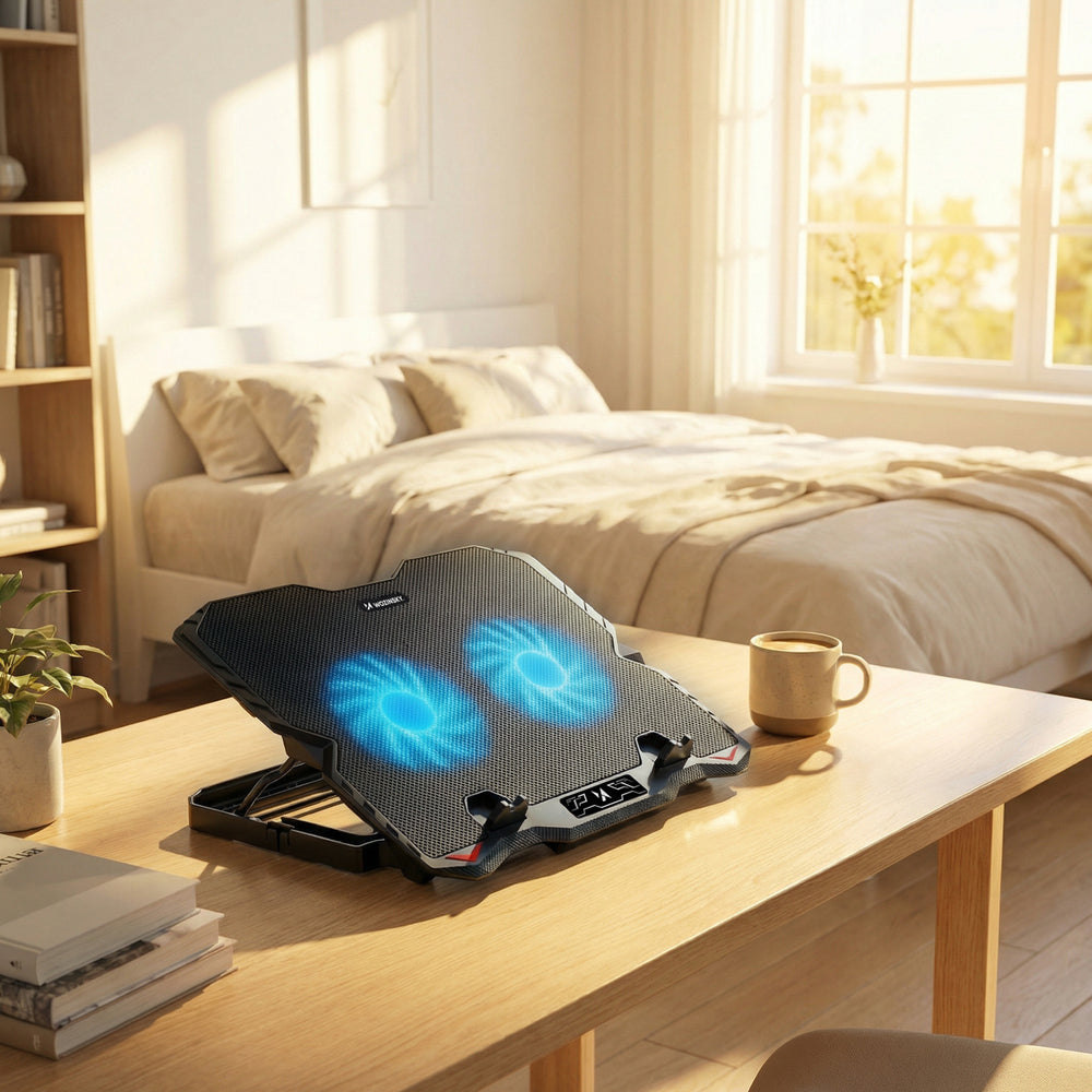 Wozinsky WDCX-015 StormPad RGB Gaming Cooling Laptop Stand - Black_1