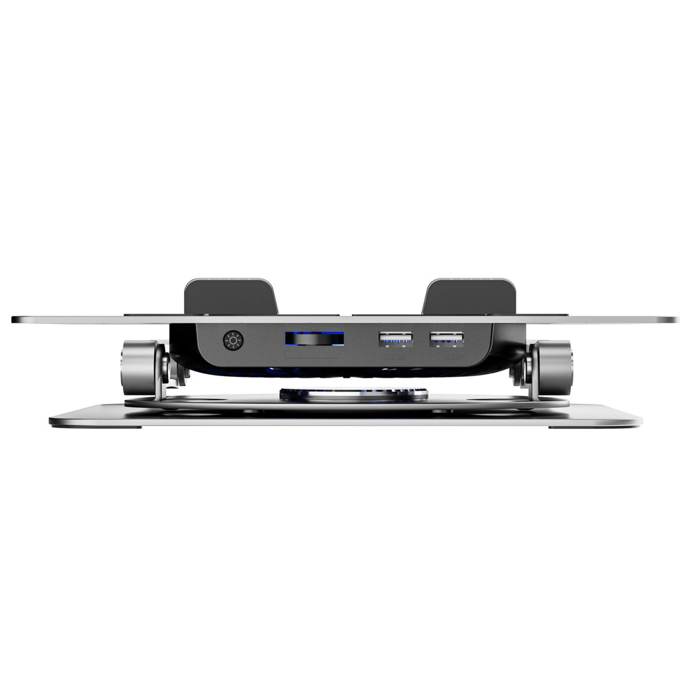 Wozinsky WDCX-X16-AS CoolBase RGB 360° cooling stand for laptop and tablet - silver_2