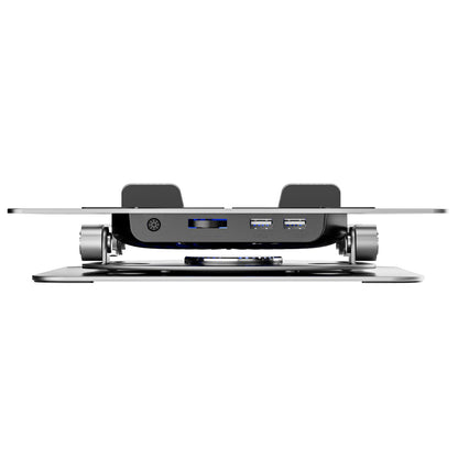 Wozinsky WDCX-X16-AS CoolBase RGB 360° cooling stand for laptop and tablet - silver_2