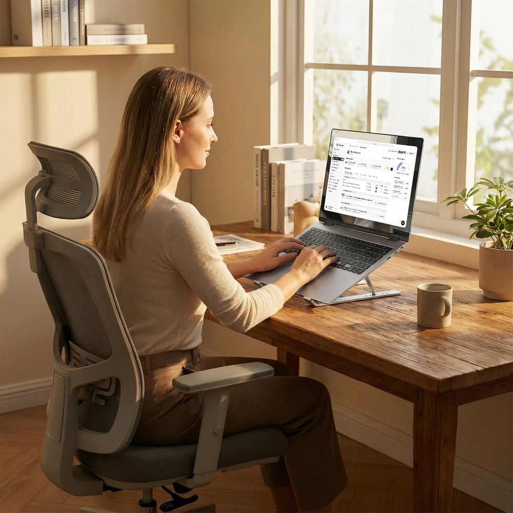 Wozinsky WDCX-X8S Foldable Adjustable Laptop Stand - Silver_9