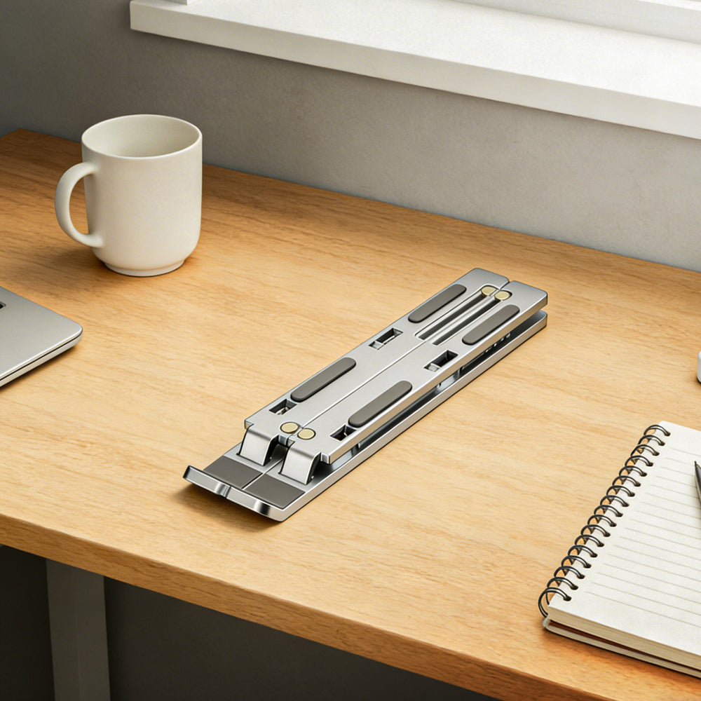 Wozinsky WDCX-X8S Foldable Adjustable Laptop Stand - Silver_8
