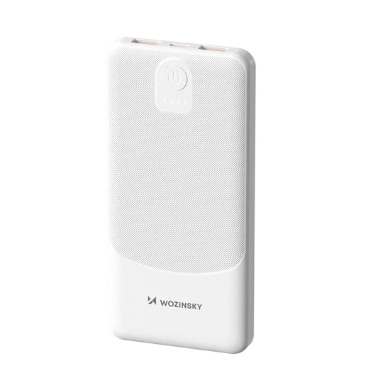 Powerbank Wozinsky Wpower WPBBK-3 10000 mAh 10W 2x USB-A 2A - white_0
