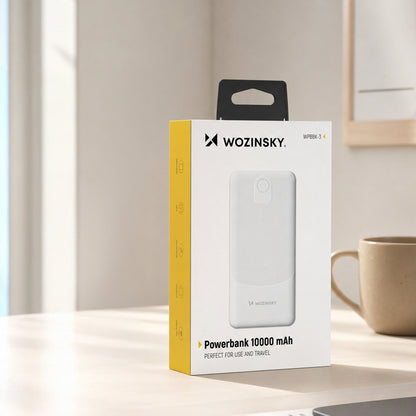 Powerbank Wozinsky Wpower WPBBK-3 10000 mAh 10W 2x USB-A 2A - white_10