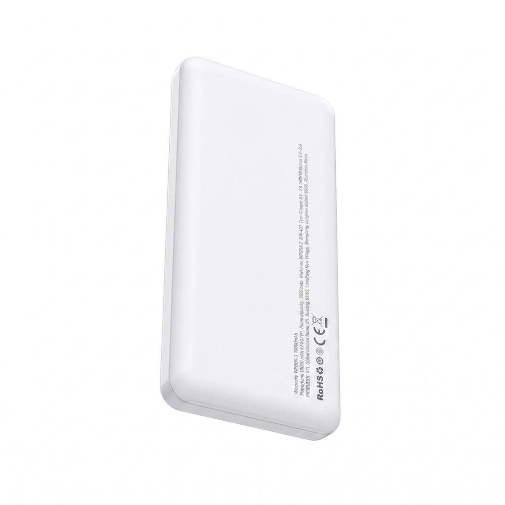 Powerbank Wozinsky Wpower WPBBK-3 10000 mAh 10W 2x USB-A 2A - white_5