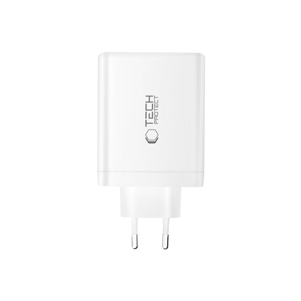 Tech-Protect NC140W-GAN 4-Port 140W Wall Charger - White_2