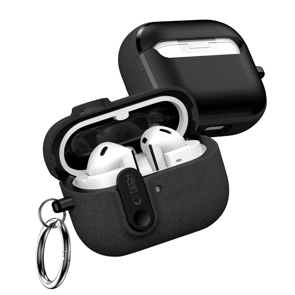 Tech-Protect Slim Hook Case for Samsung Galaxy Buds 3 / 3 FE / 3 Pro - Black_2