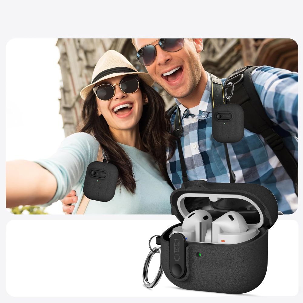 Tech-Protect Slim Hook Case for Samsung Galaxy Buds 3 / 3 FE / 3 Pro - Black_4