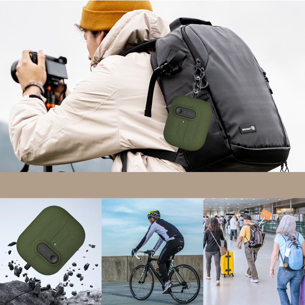 Tech-Protect Slim Hook Case for Samsung Galaxy Buds 3 / 3 FE / 3 Pro - Green_8