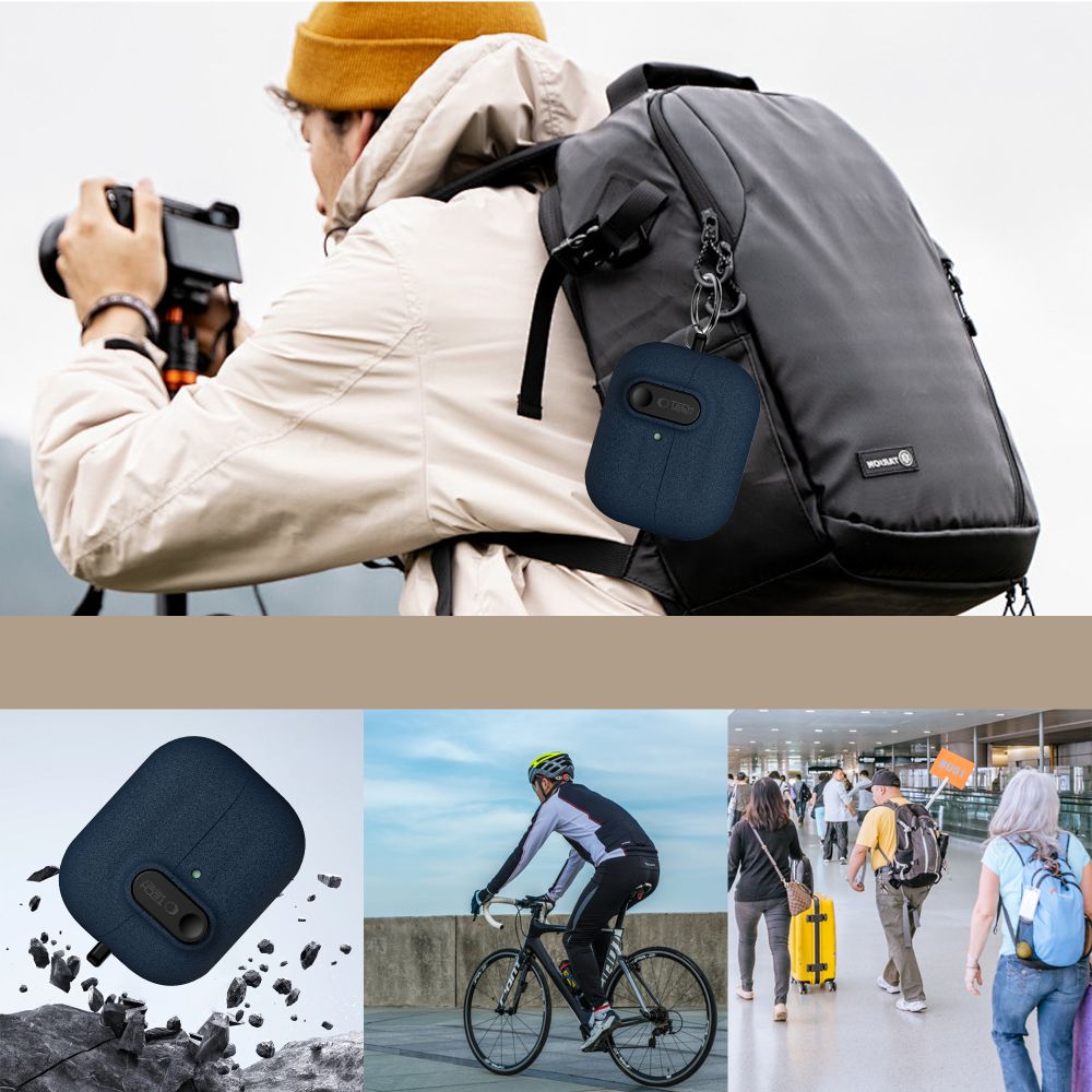 Tech-Protect Slim Hook Case for Samsung Galaxy Buds 3 / 3 FE / 3 Pro - Navy Blue_8
