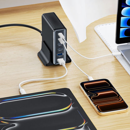Tech-Protect DC160W-GAN 6-Port 160W Wall Charger - Black_4