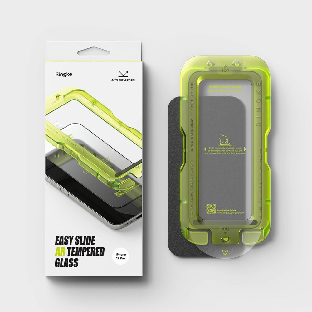 Ringke Easy Slide Anti Reflective Tempered Glass for iPhone 17 Pro_6