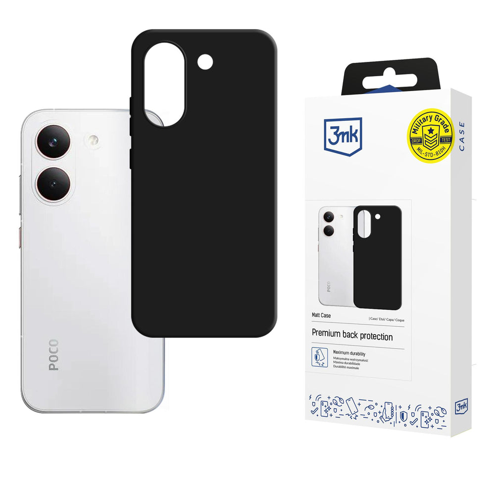 3mk Matt Case for Xiaomi Poco X8 Pro - black_0