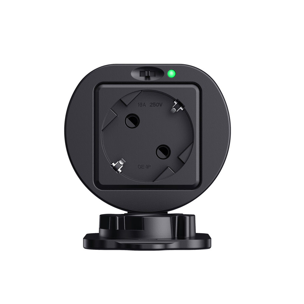 V2L Type 2 Adapter - Schuko 3500W with power display and case - black_2