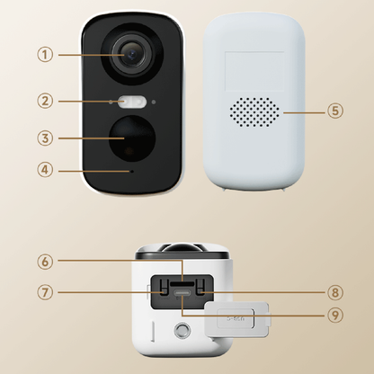 Dreame Navo Care SE 1 Outcam outdoor camera with solar panel - white_17