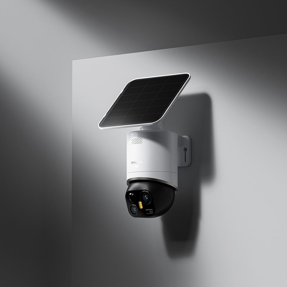 Kamera zewnętrzna Dreame Navo Elite 1 Outcam 360° z panelem solarnym - biała_1