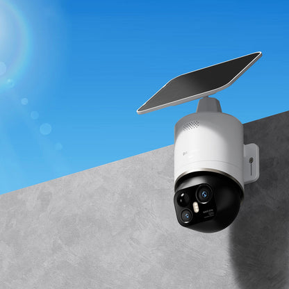 Kamera zewnętrzna Dreame Navo Elite 1 Outcam 360° z panelem solarnym - biała_2
