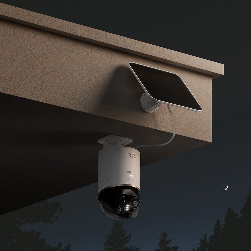 Kamera zewnętrzna Dreame Navo Elite 1 Outcam 360° z panelem solarnym - biała_3