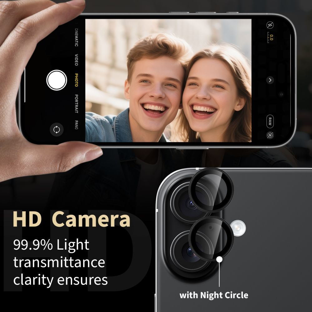 Tech-Protect Camring Fit+ Camera Cover for Xiaomi Redmi Note 15 Pro 5G / 15 Pro+ - Black_2