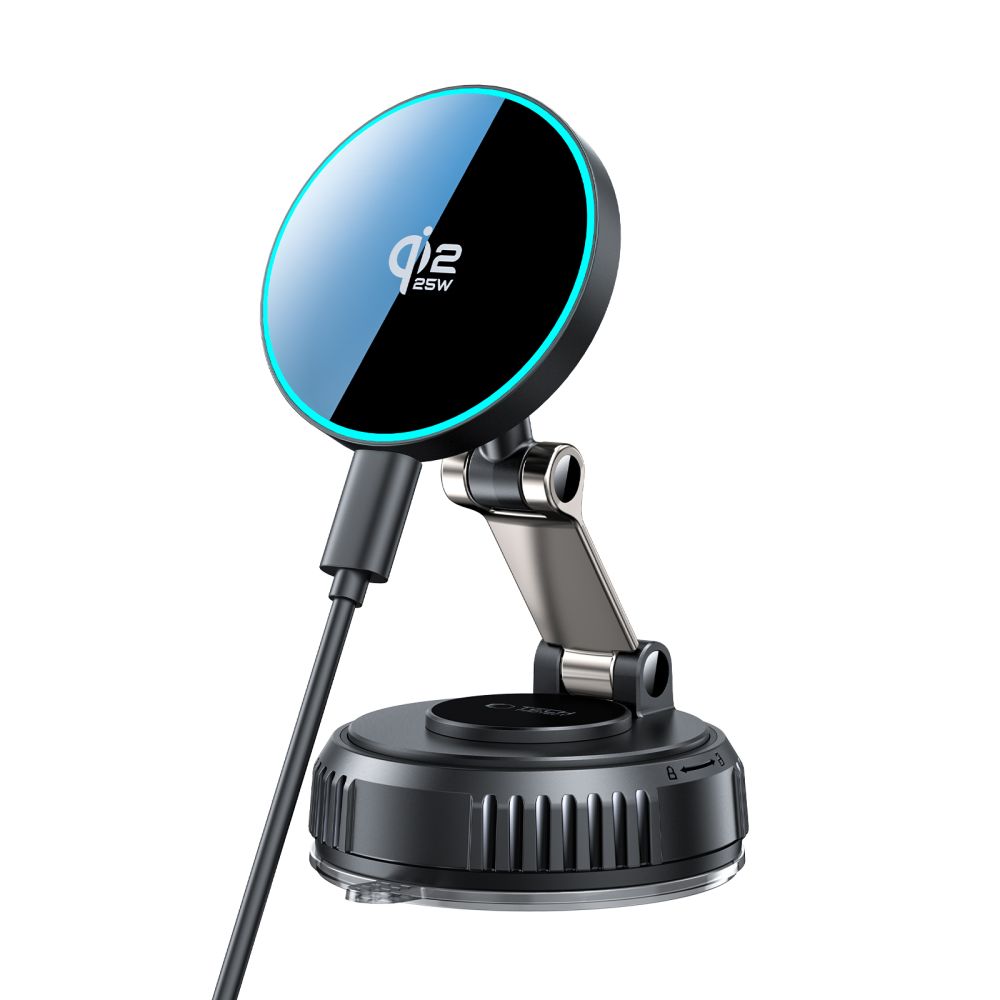 Tech-Protect V8 Magnetic MagSafe 25W Car Charger - Black_2