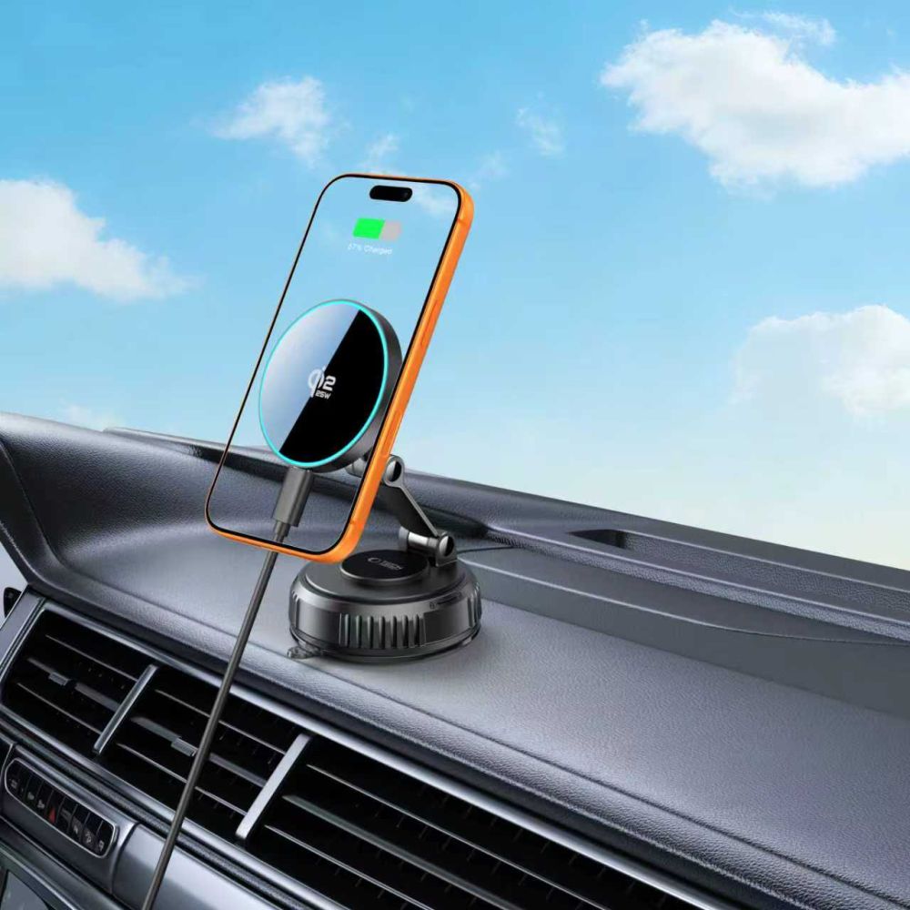 Tech-Protect V8 Magnetic MagSafe 25W Car Charger - Black_7