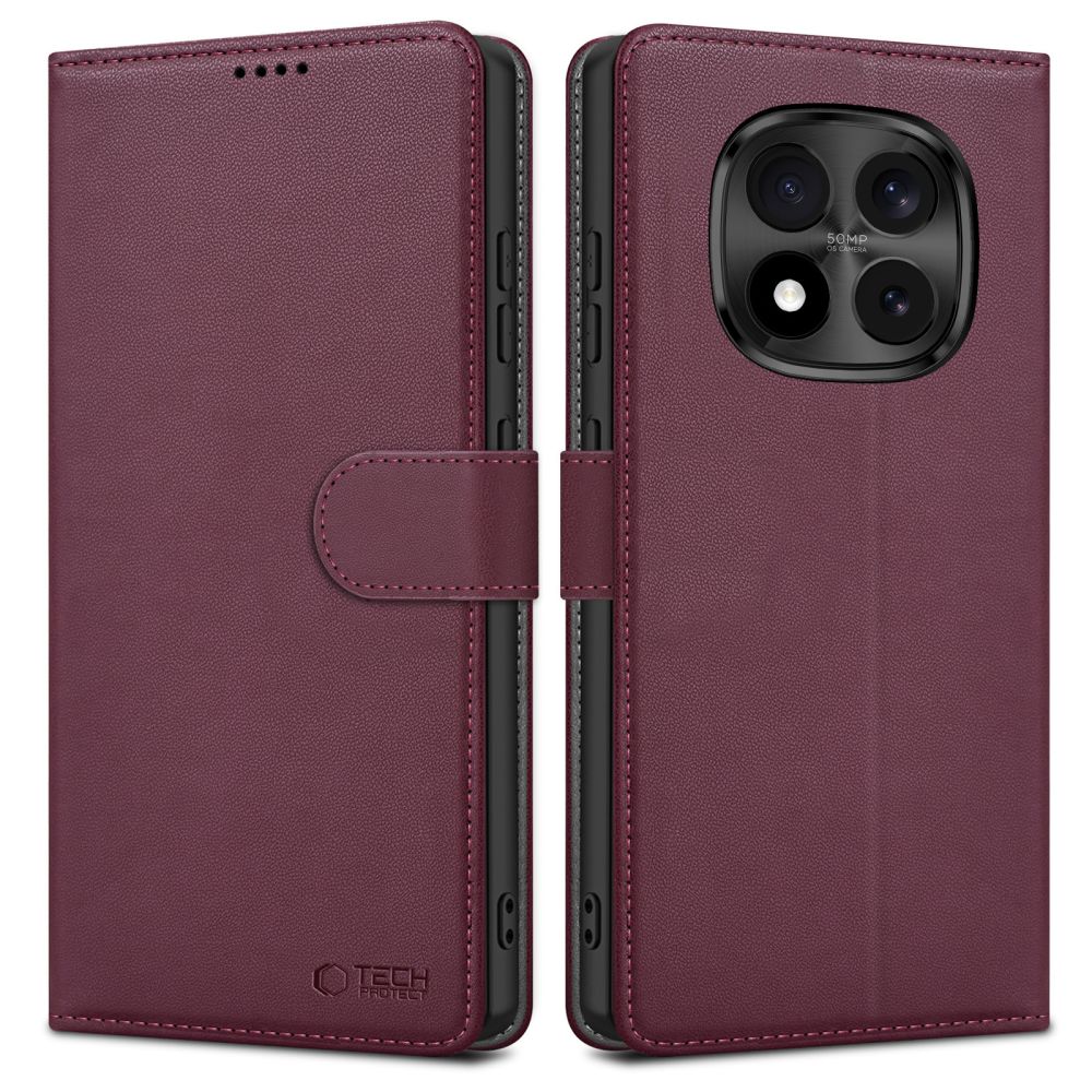 Tech-Protect Wallet Case for Xiaomi Redmi Note 15 Pro 5G - Burgundy_0