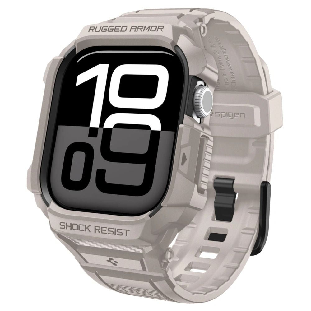 Rugged Armor Pro V2 Case Spigen for Apple Watch Series 10 / 11 46mm, Dune Beige ACS10506_0