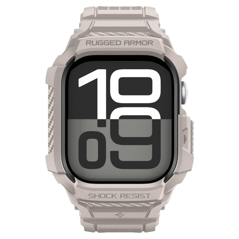 Rugged Armor Pro V2 Case Spigen for Apple Watch Series 10 / 11 46mm, Dune Beige ACS10506_1