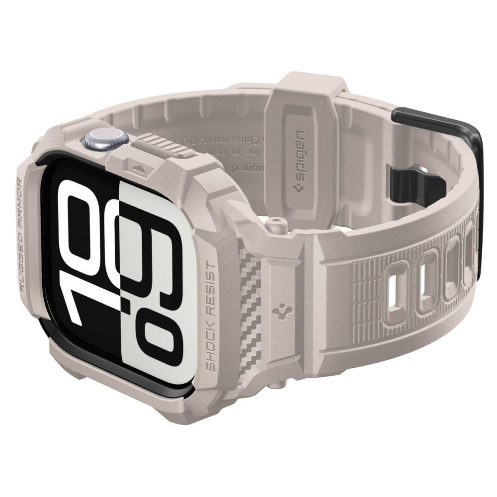 Rugged Armor Pro V2 Case Spigen for Apple Watch Series 10 / 11 46mm, Dune Beige ACS10506_7
