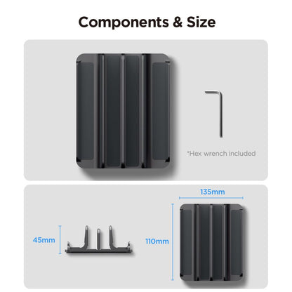 Spigen LD208S4 Desk Organizer for Laptops, Tablets, Smartphones, Keyboards - Gray_10