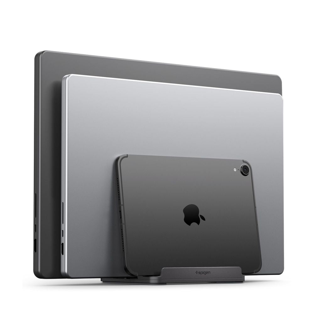 Spigen LD208S4 Desk Organizer for Laptops, Tablets, Smartphones, Keyboards - Gray_4