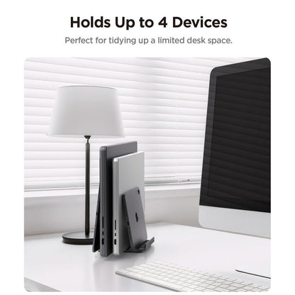Spigen LD208S4 Desk Organizer for Laptops, Tablets, Smartphones, Keyboards - Gray_5