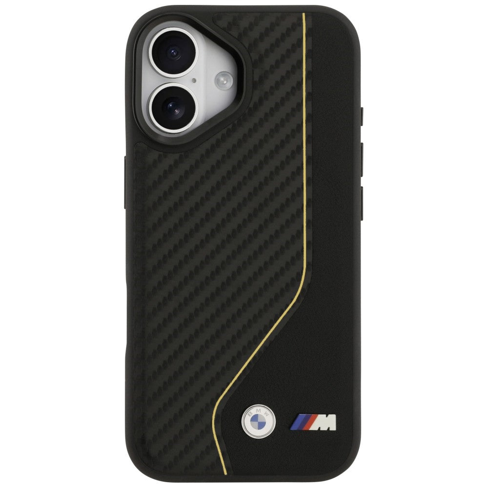 BMW M Carbon Line &amp; Logo MagSafe Case for iPhone 17 - Yellow_2