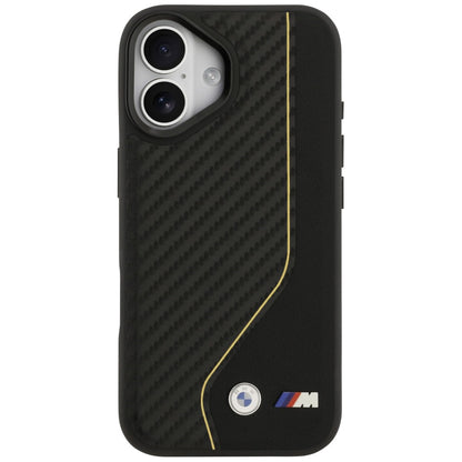 BMW M Carbon Line &amp; Logo MagSafe Case for iPhone 17 - Yellow_2