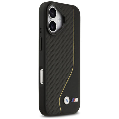 BMW M Carbon Line &amp; Logo MagSafe Case for iPhone 17 - Yellow_3