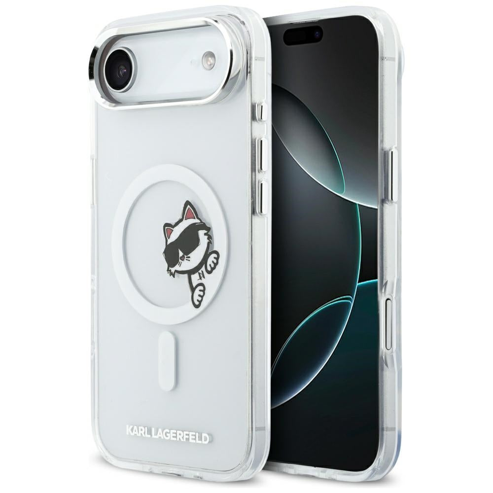 Karl Lagerfeld IML Peekaboo MagSafe Case for iPhone Air - Clear_0