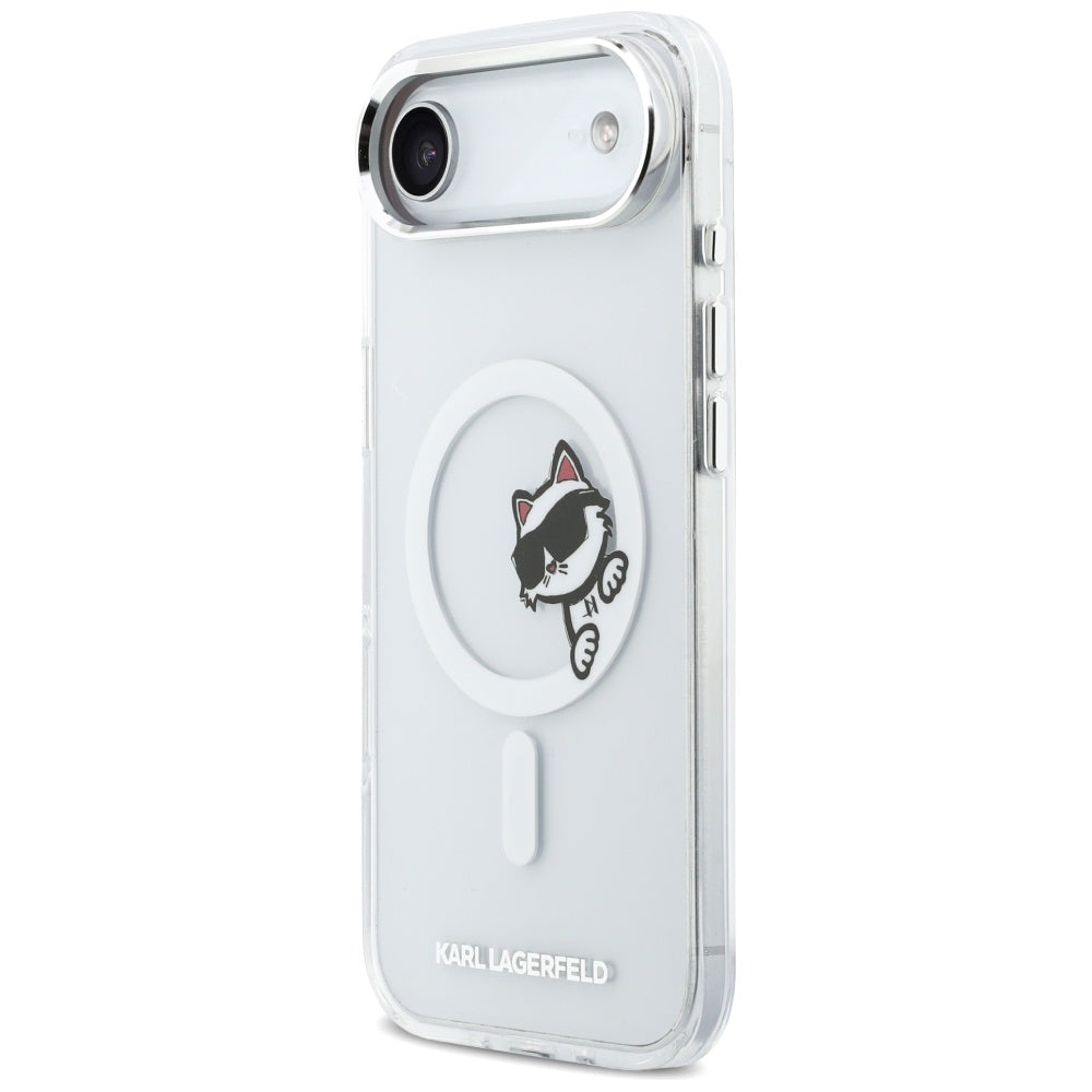 Karl Lagerfeld IML Peekaboo MagSafe Case for iPhone Air - Clear_1