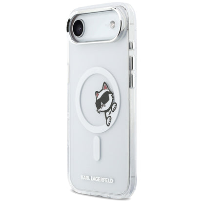 Karl Lagerfeld IML Peekaboo MagSafe Case for iPhone Air - Clear_1