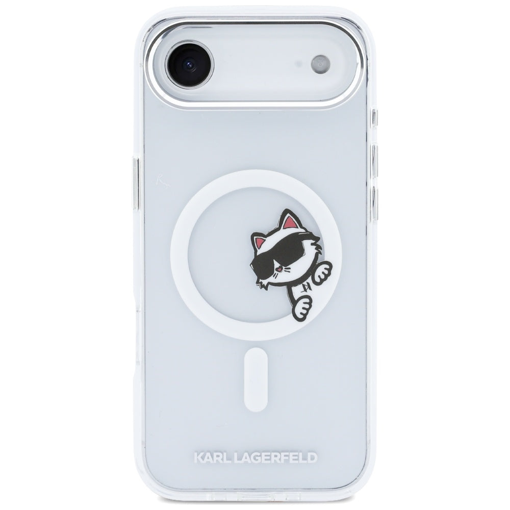 Karl Lagerfeld IML Peekaboo MagSafe Case for iPhone Air - Clear_2