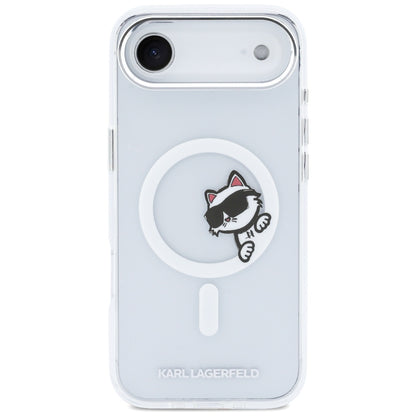 Karl Lagerfeld IML Peekaboo MagSafe Case for iPhone Air - Clear_2