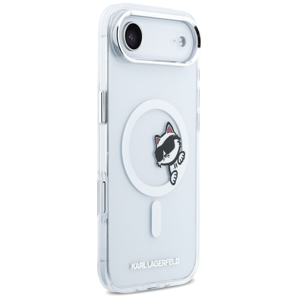 Karl Lagerfeld IML Peekaboo MagSafe Case for iPhone Air - Clear_3