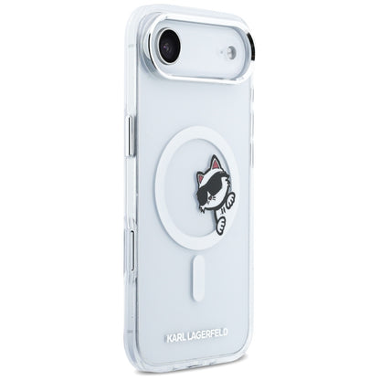 Karl Lagerfeld IML Peekaboo MagSafe Case for iPhone Air - Clear_3