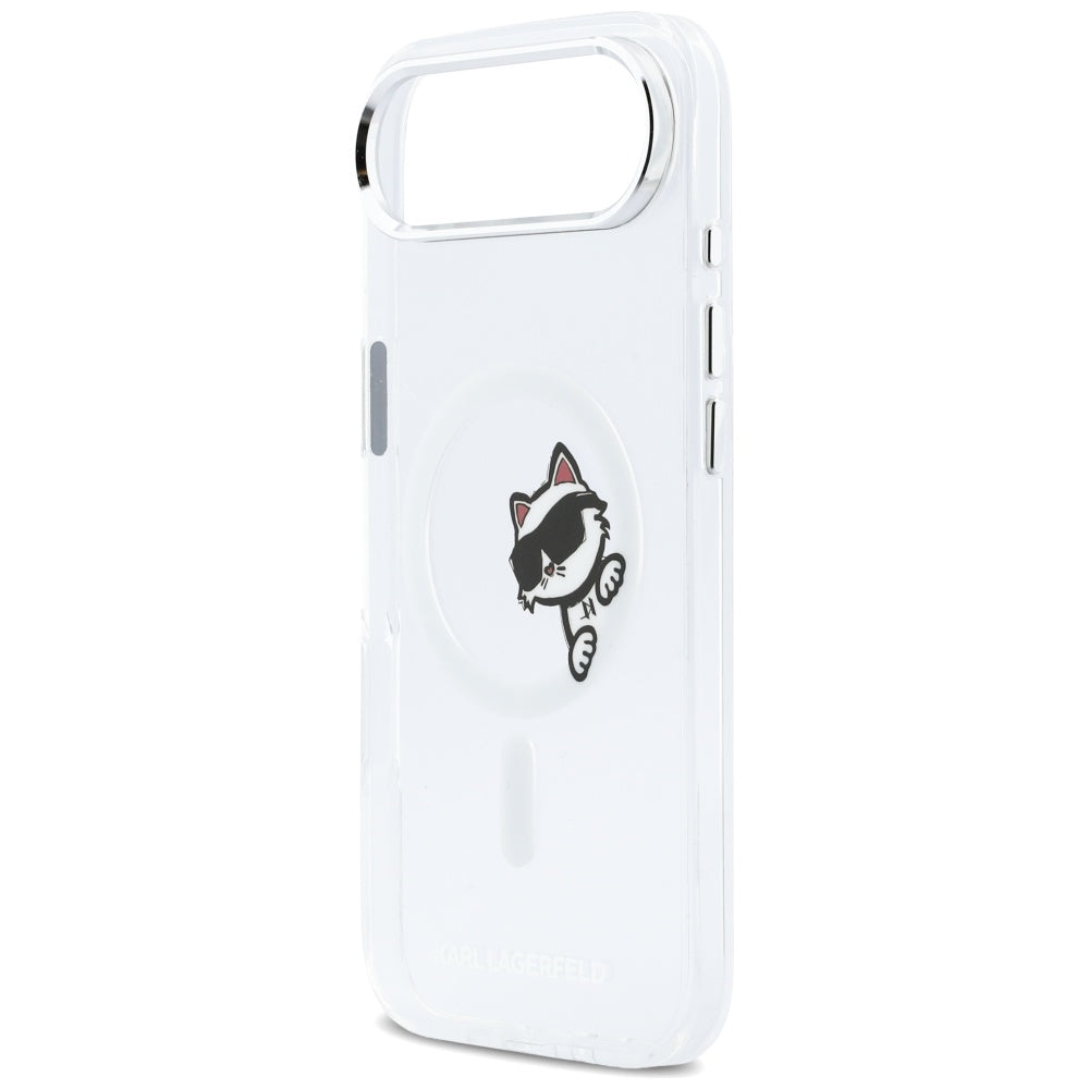 Karl Lagerfeld IML Peekaboo MagSafe Case for iPhone Air - Clear_5