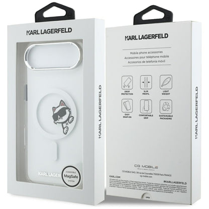 Karl Lagerfeld IML Peekaboo MagSafe Case for iPhone Air - Clear_7